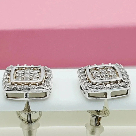 "925 Sterling Silver Cubic Zirconia Earrings, U19254561 - Picture 8 of 11